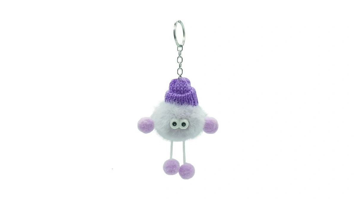Srytcyda Cute Plush Keychains For Women, Small Kawaii Plush Keychains
