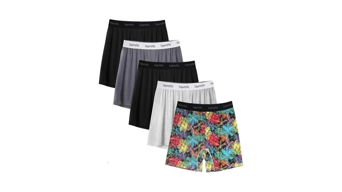 Expertoftio Cotton Boxers For Men Loose Fit Men's Underwear Boxer