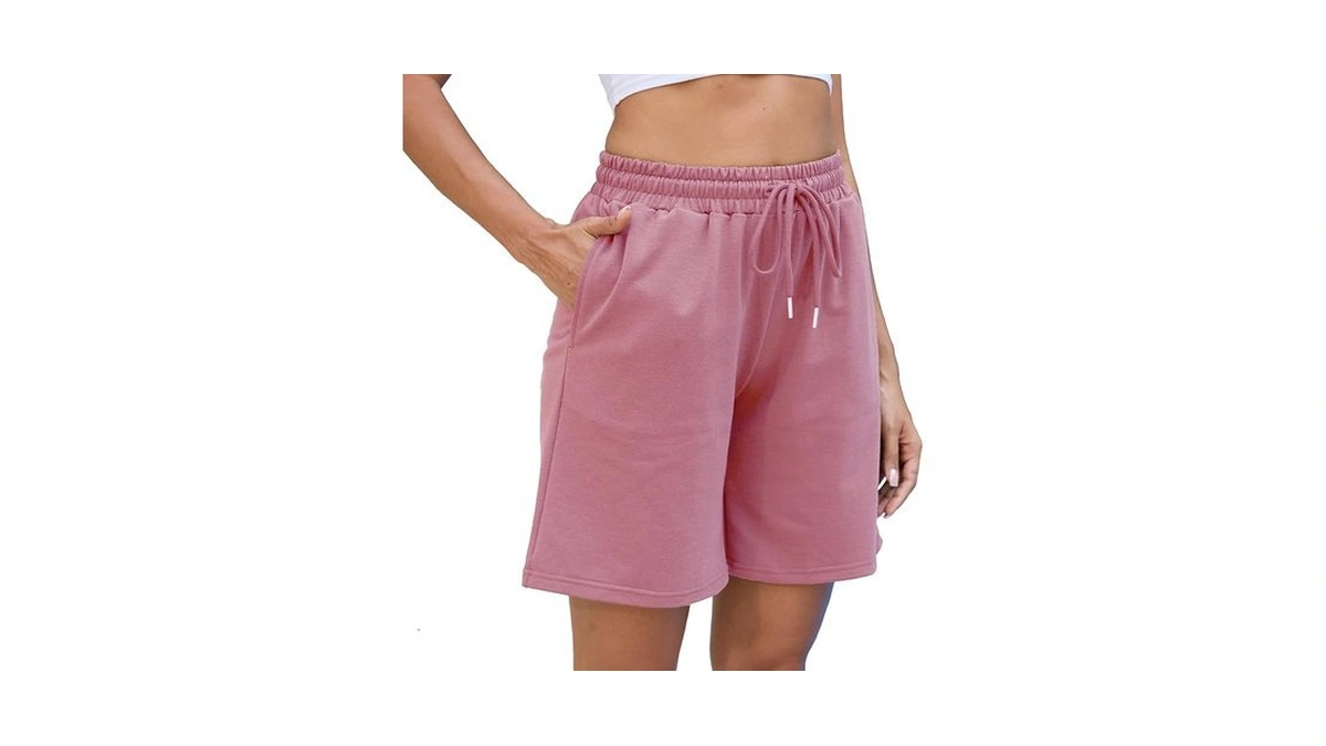 Ezpery Womens Athletic Shorts Jogger Sweat Summer Loose Drawstring Bermuda