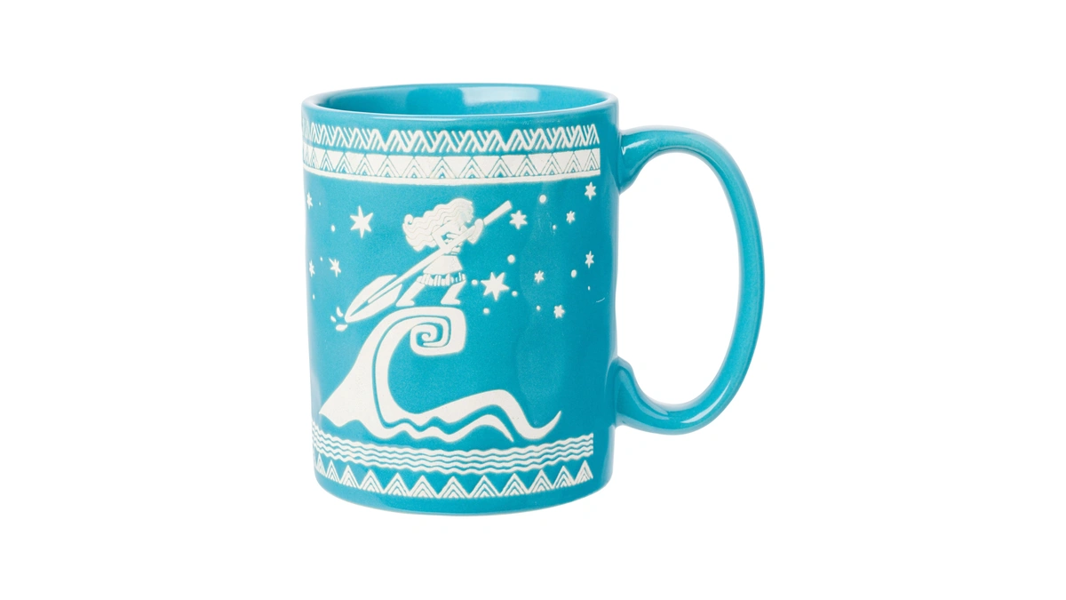 Silver Buffalo Disney Moana In Ocean Etched Engraved Wax Resist