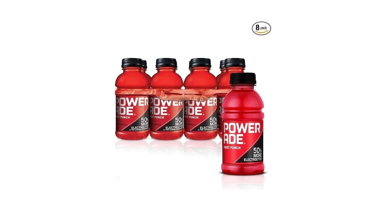 Powerade Sports Drink Fruit Punch, 12 Ounce (pack Of 8)