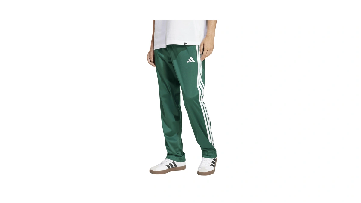 Adidas Mens 3-stripes Tricot Regular Fit Open Hem Sportswear Track