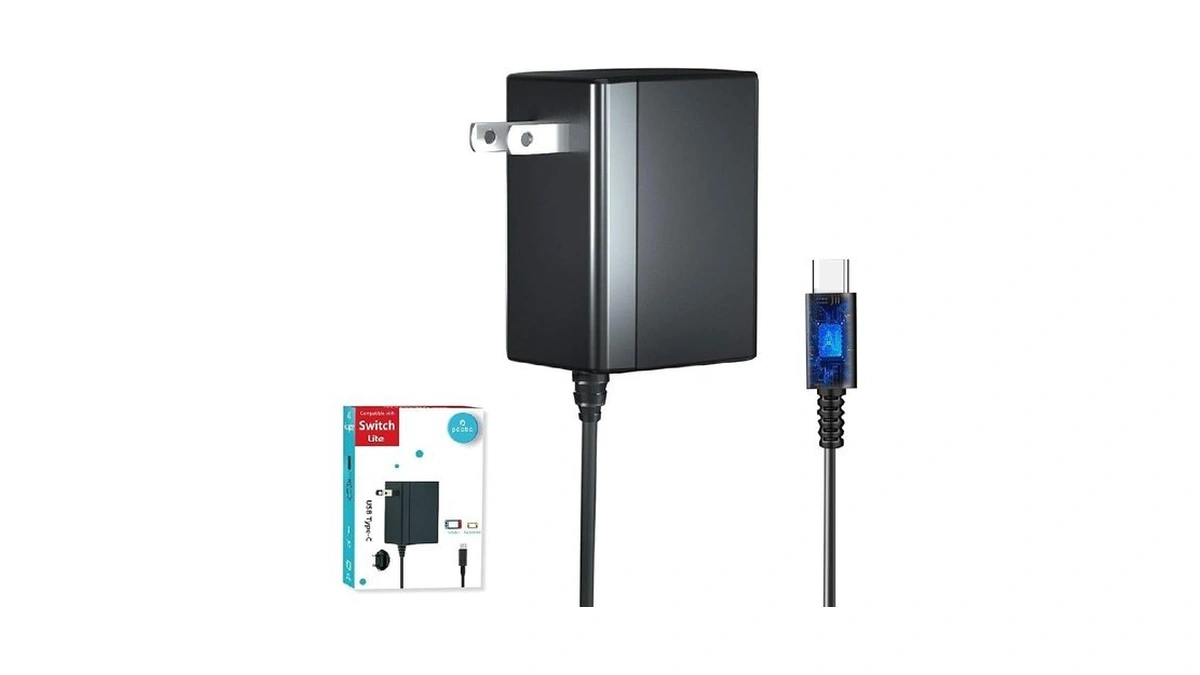 Charger For Nintendo Switch, Fast Charger With 6.6ft Charging Cable,