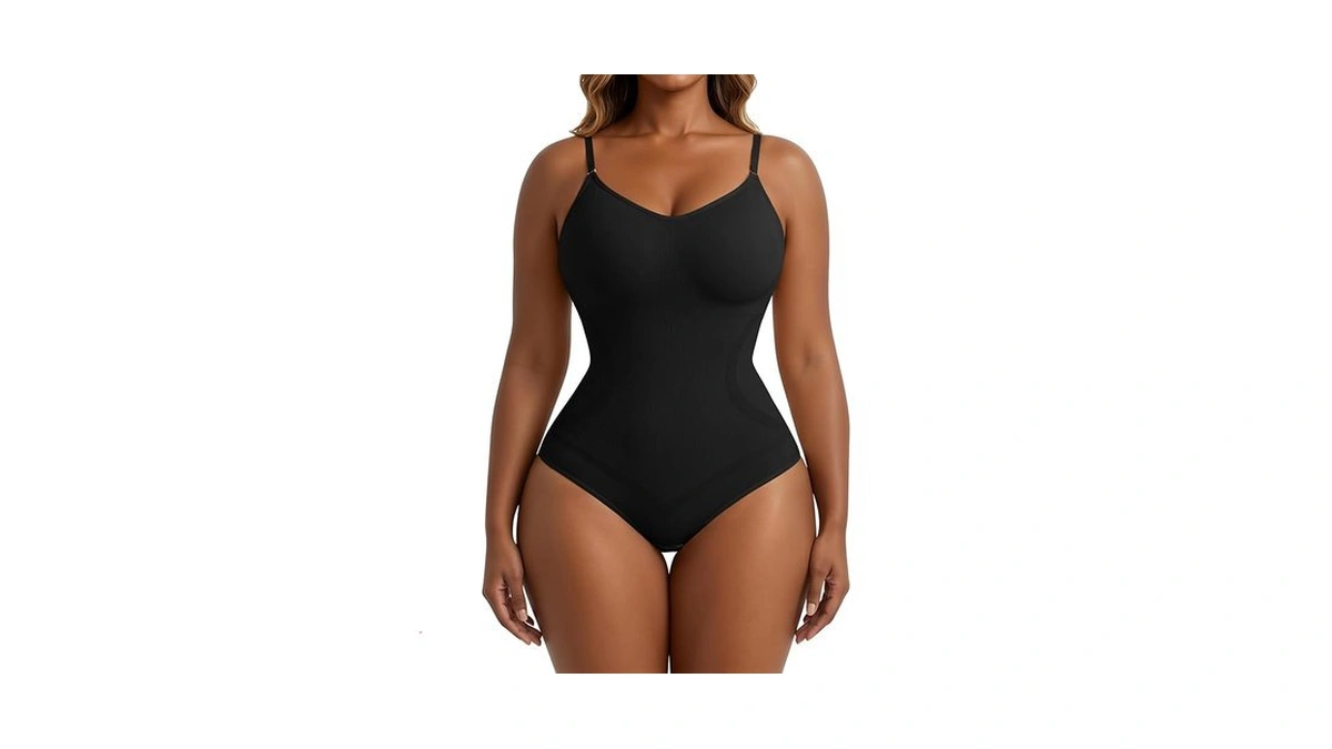 Xcutting Women's Shapewear Bodysuit Tummy Control Seamless Body Shaper Smooths
