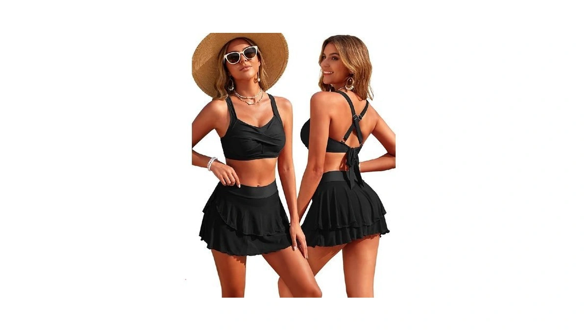 Viaurbe Women's High Waisted Bikini Sets Tummy Control Swimsuits 2026