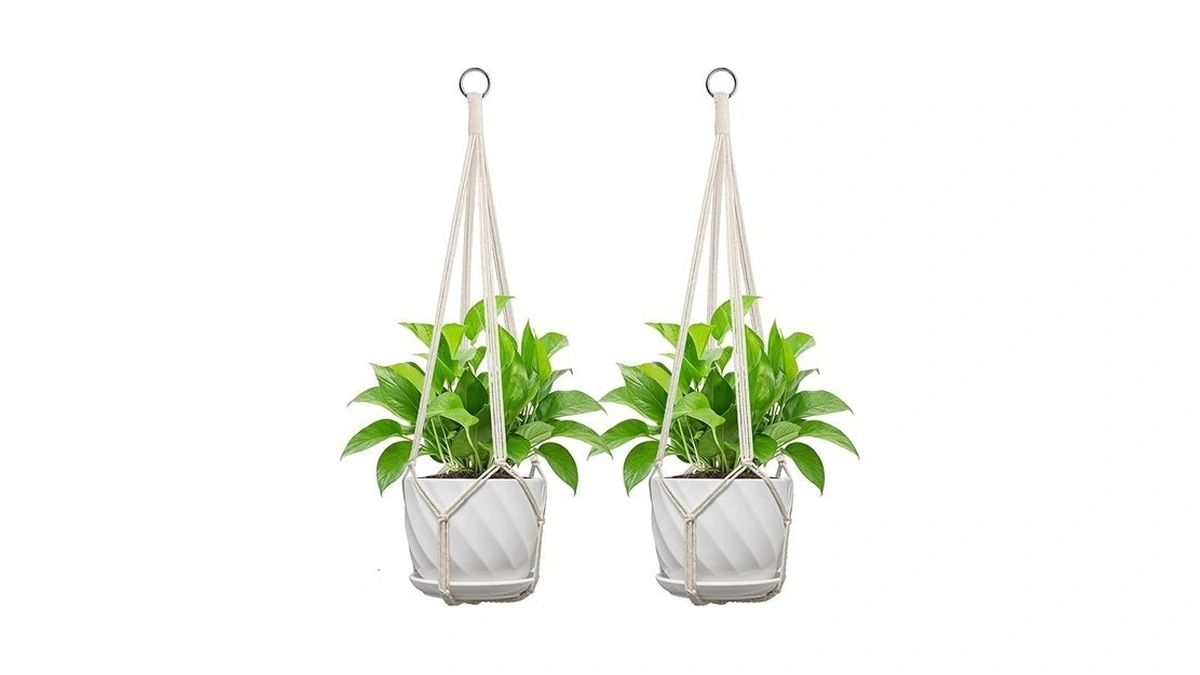 Ideeepan Macrame Plant Hangers