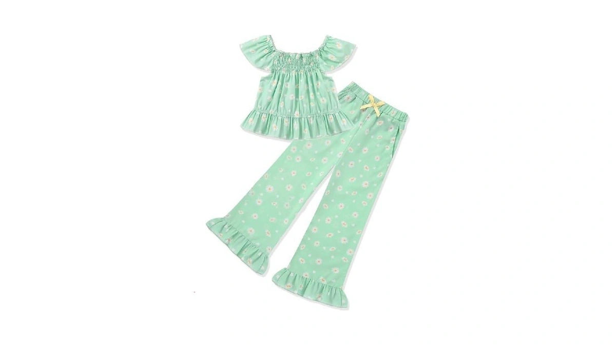 Wesidom Toddler Girl Clothes 3t 4t Girls Spring Summer Outfits
