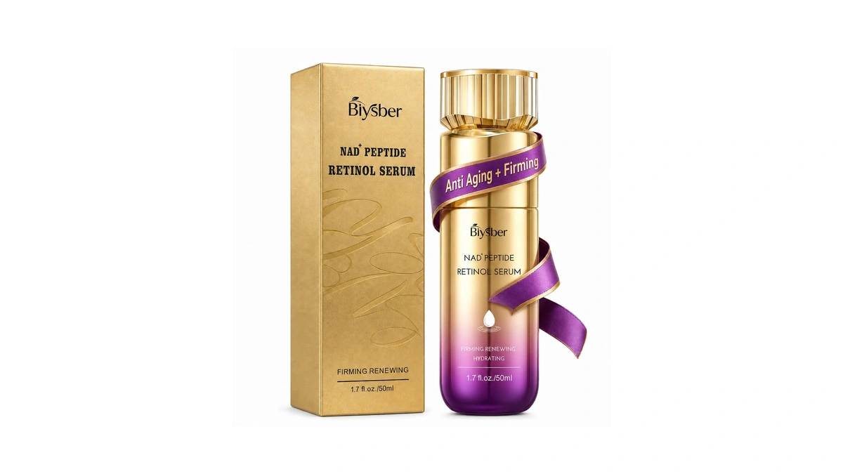 Retinol Peptide Serum For Face & Neck With Nad+ Support,firming