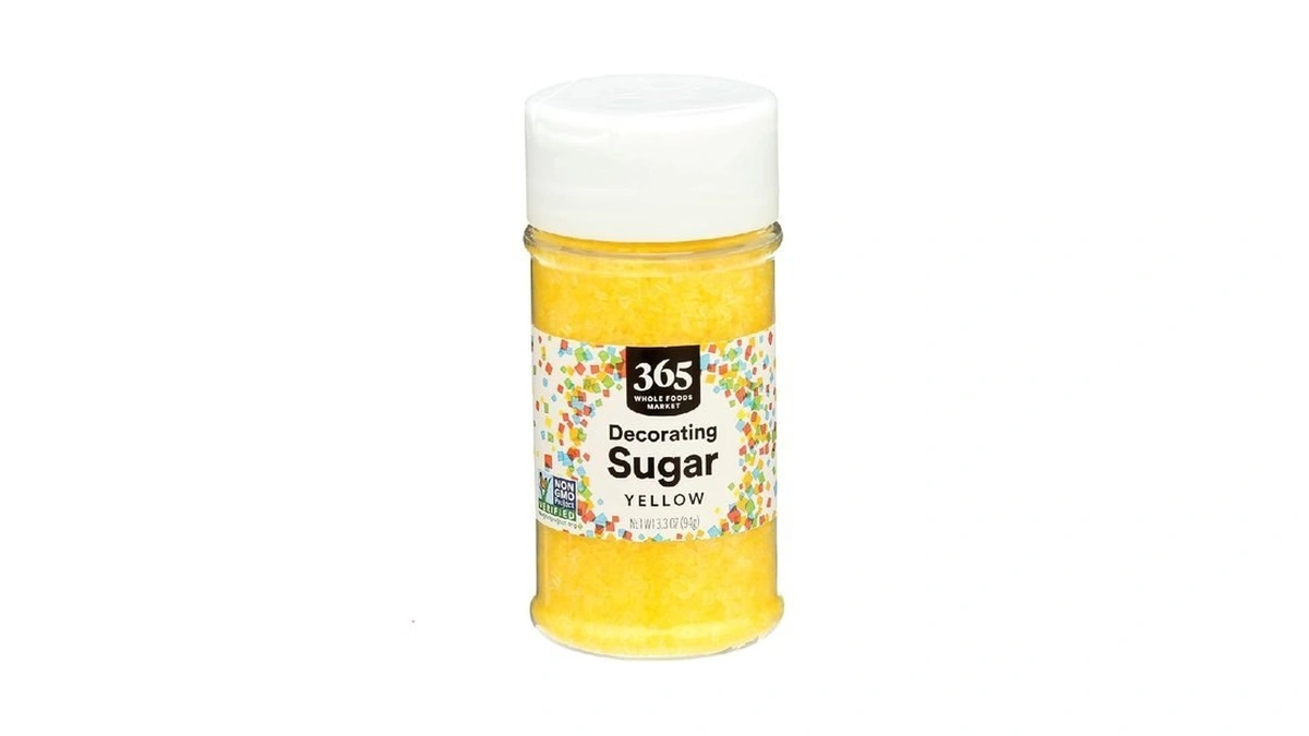 365 By Whole Foods Market, Yellow Decorating Sugar, 3.3 Ounce