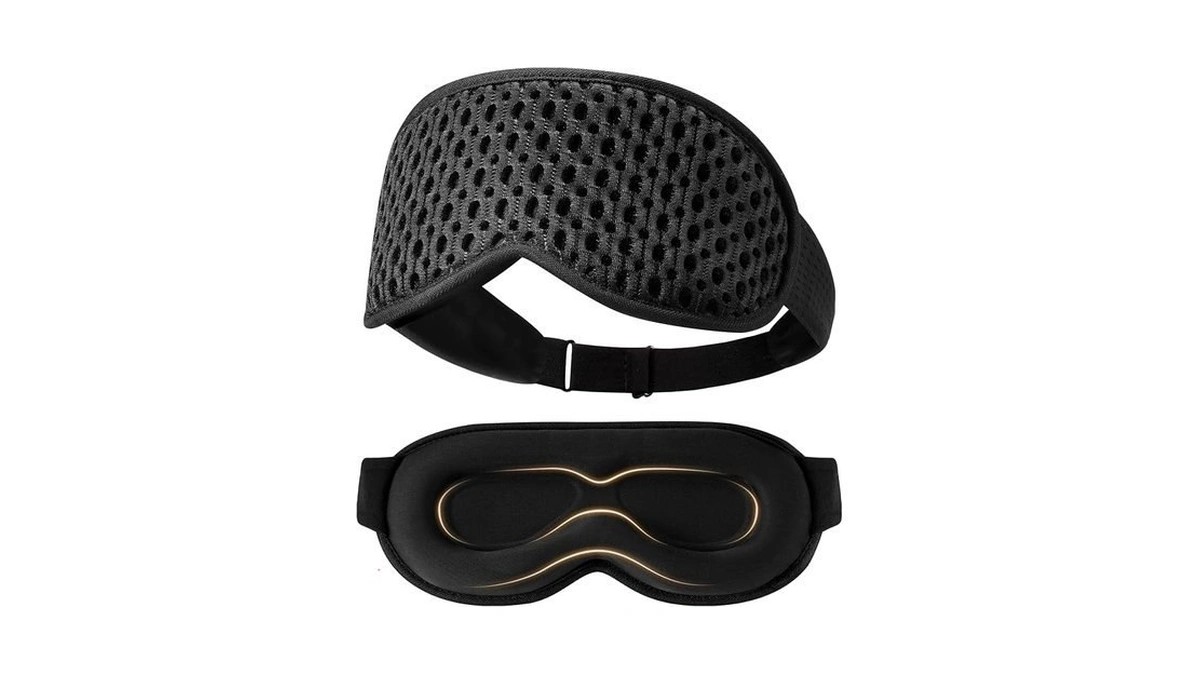 Mixiba 3d Contoured Sleep Mask For Men Women, Soft Zero