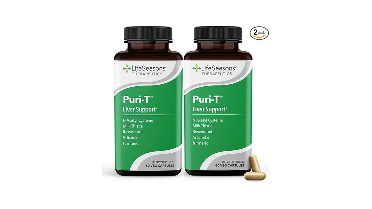 Lifeseasons Puri-t - Liver Cleanse & Detox Support Supplement -