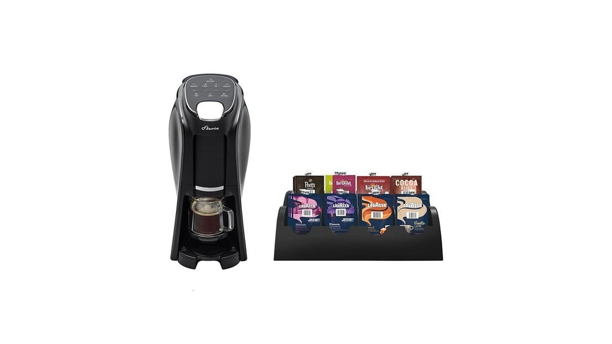 Flavia Aroma Brewer Bundle With 84 Freshpacks And 1 Merchandiser