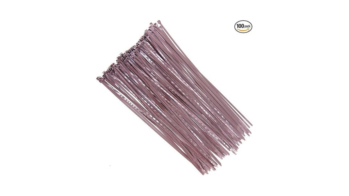 16 Inch Long Brown Zip Ties Heavy Duty Outdoor Pack