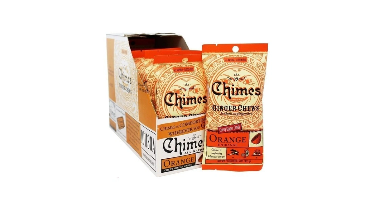 Chimes Ginger Chews 1.5 Oz. - Pack Of 3 (orange)