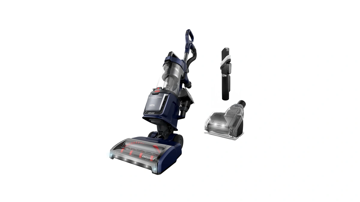 Bissell Pet Hair Eraser Dualbrush Upright Vacuum With Two Brush