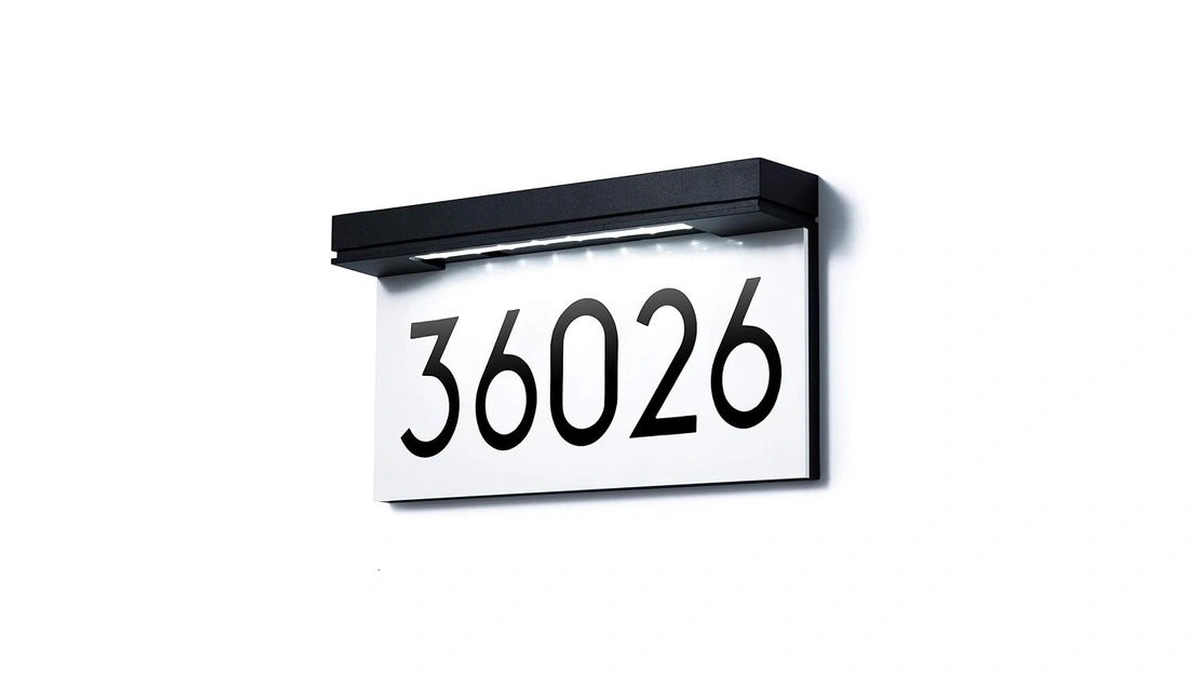 House Numbers Solar Powered, Address Plaques For House, Led Illuminated