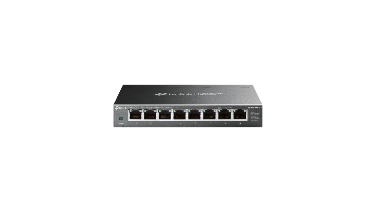 Tp-link Tl-sg108s-m2 | 8-port Multi-gigabit 2.5g Ethernet Switch | Unmanaged
