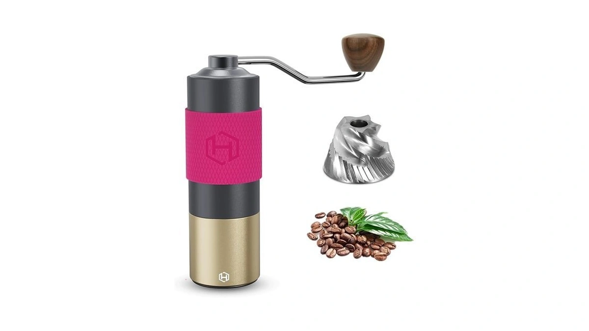 Heihox Manual Coffee Grinder Capacity 30g With Cnc Stainless Steel