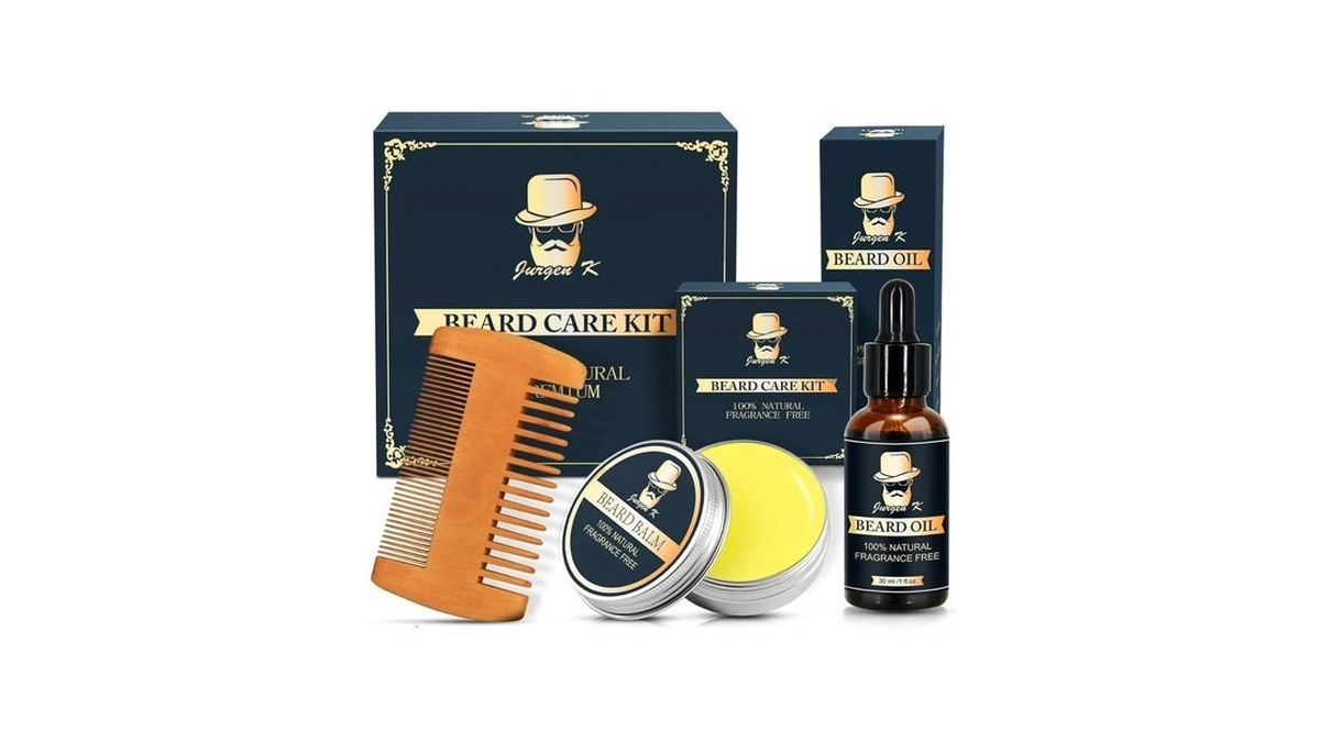 Dad Gifts Fathers Day, Beard Kit W/beard Oil, Balm, Comb,