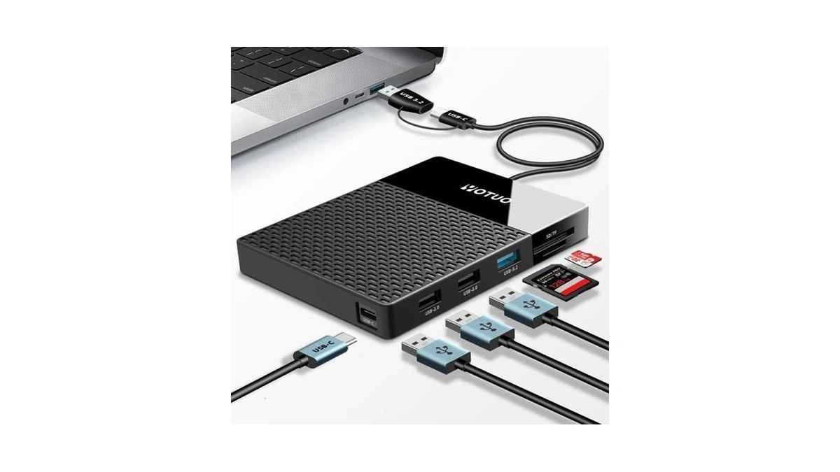 Yotuo 1tb External Hard Drive, Usb C Multiport Hub Hdd