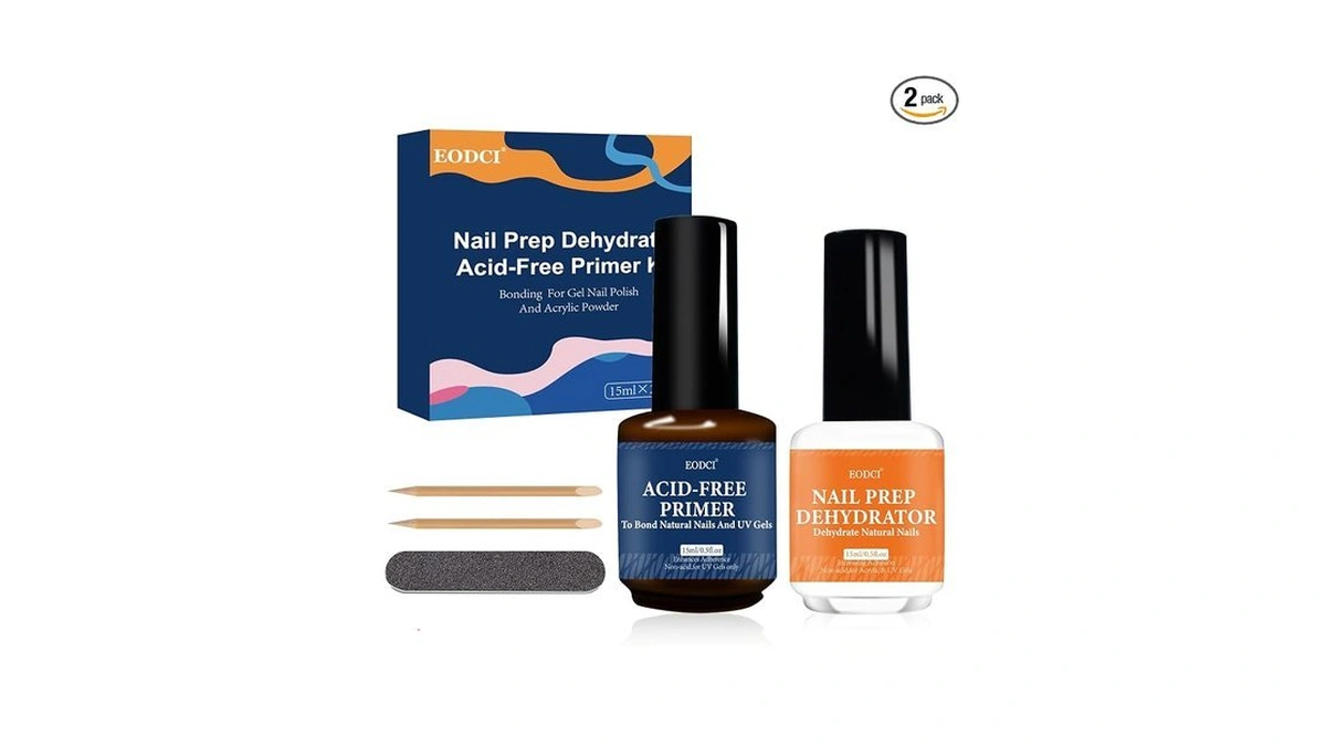 Eodci Nail Prep Dehydrate And Acid-free Primer, Dehydrator Acrylic Nail