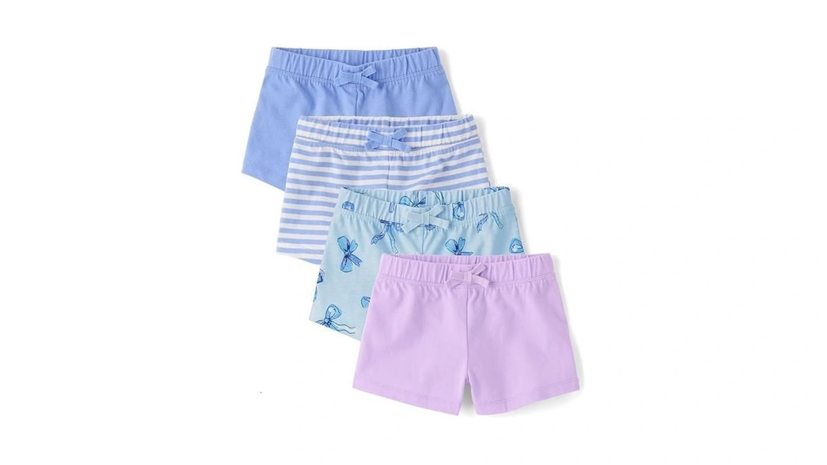 The Children's Place,baby-girls,and Toddler Assorted Knit Shorts,bows 4-pack,2 Years