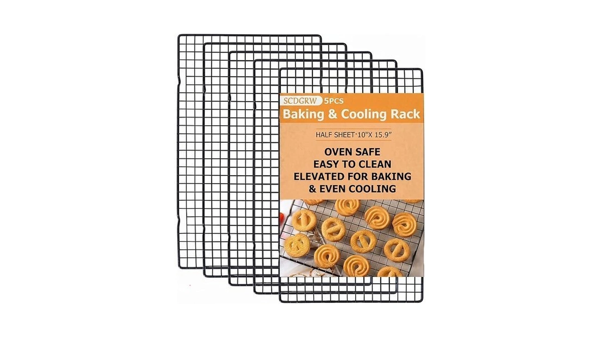 Scdgrw 5pcs Cooling Racks For Cooking And Baking 10" X