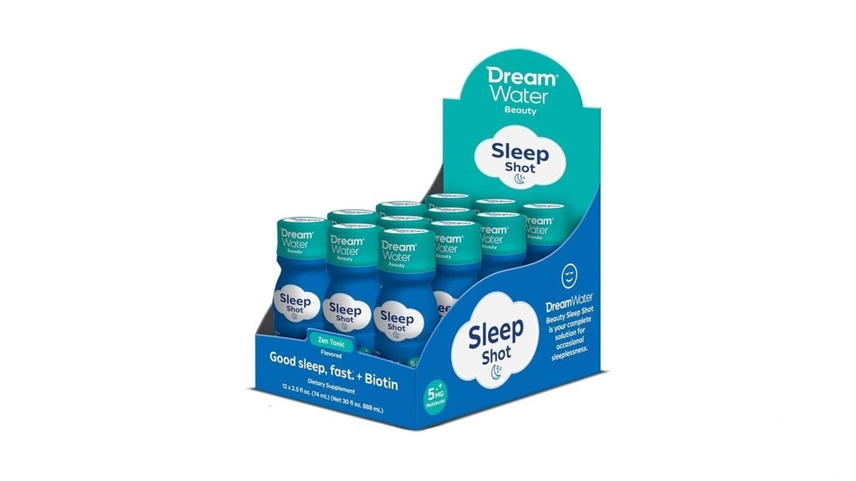 Dream Water Beauty Sleep Aid Drink Supplement; Melatonin 5mg, Gaba,