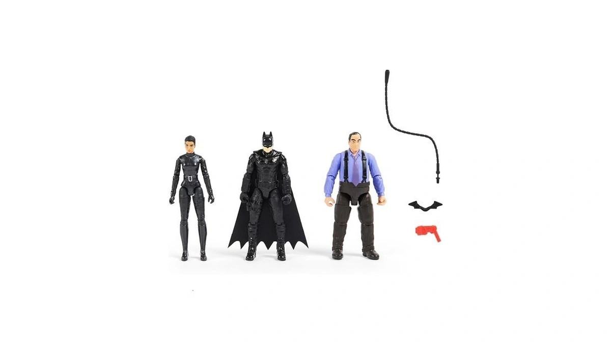 Dc Comics Batman 3-pack With Exclusive 4' Batman, Selina Kyle,