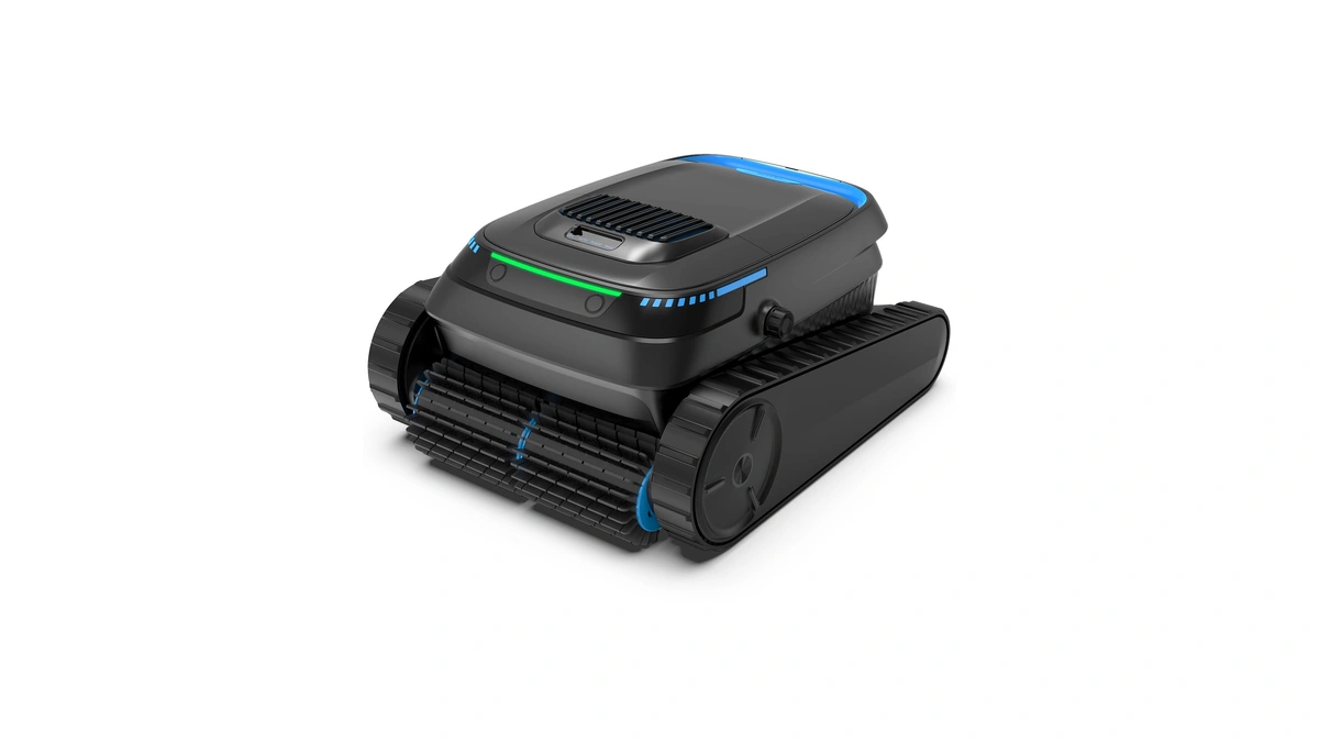 (2026 Upgrade) Pc10 Robotic Pool Cleaner, 5000gph Suction, 150μm Filtration,