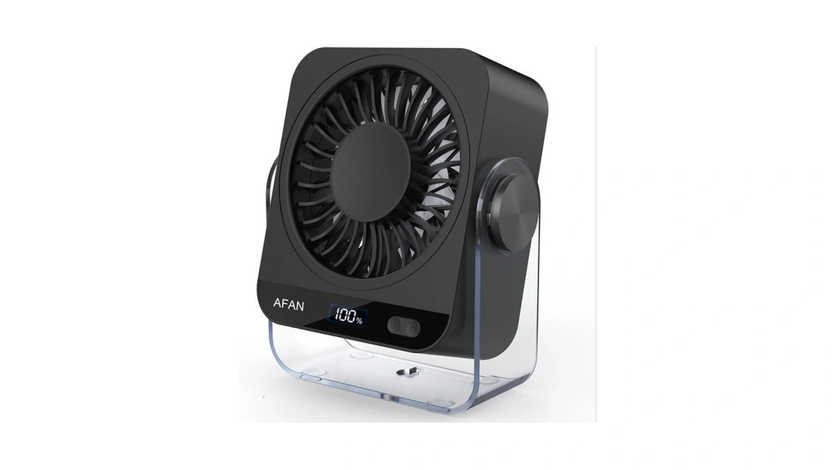 Feotenn Rechargeable Usb Desk Fan - 199 Speeds, 5000mah 18-hour