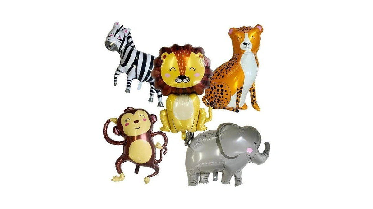 Jungle Zoo Party Balloons