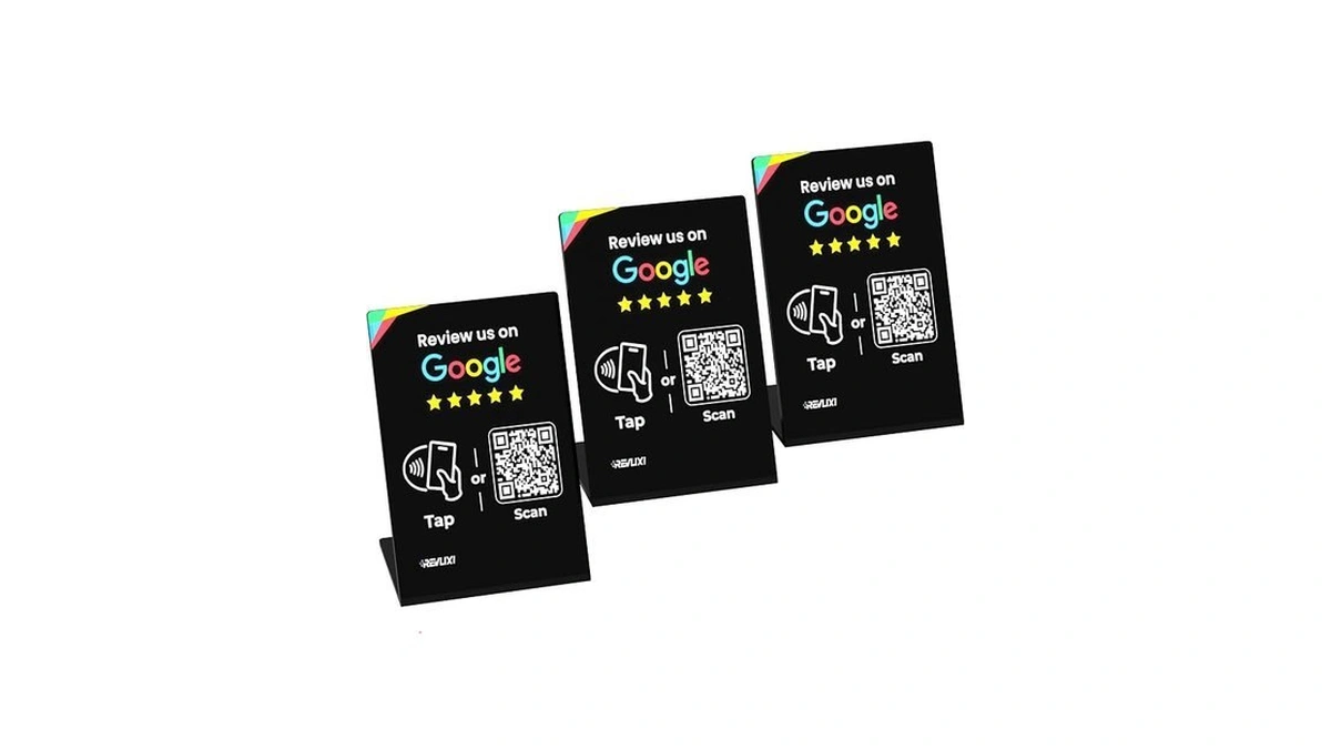 Revlixi Google Review Stand (3 Pcs)- Boost Reviews W/ 3x4