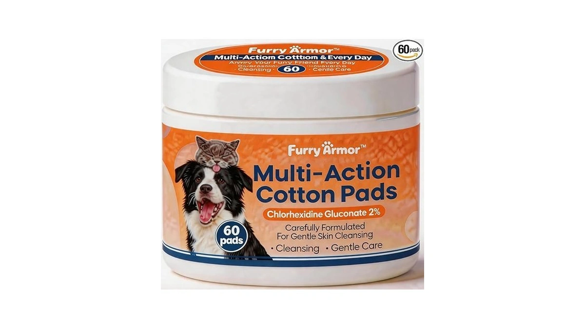 Furry Armor 2% Chlorhexidine Wipes For Dogs & Cats β