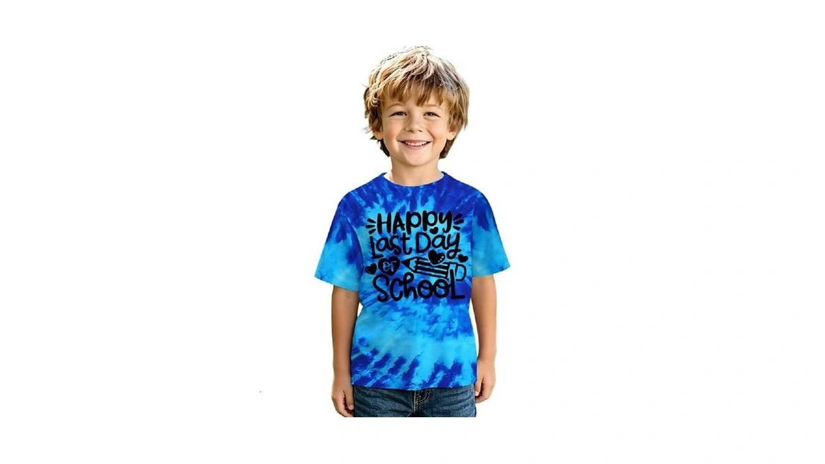Gliglittr Happy Last Day Of School Shirt Kids Boys Girls