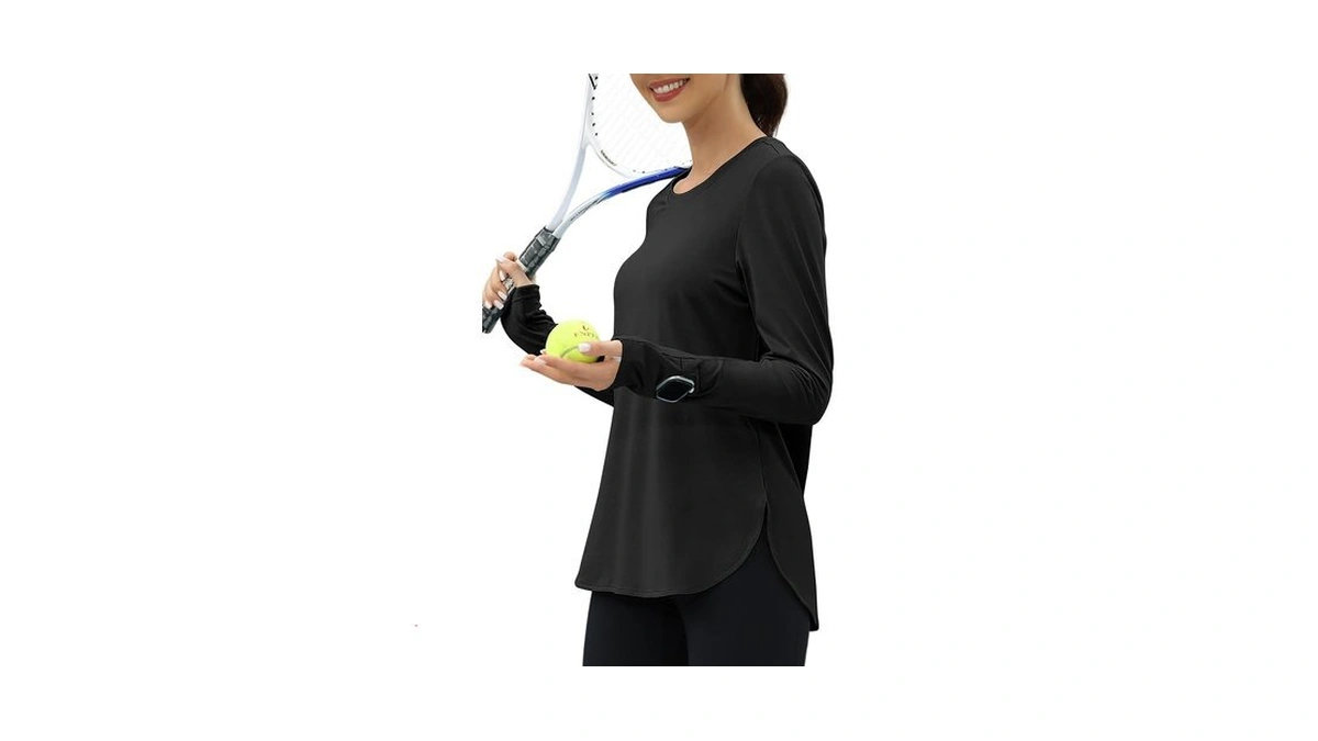 Kevamolly Workout Tops For Women Long Sleeve Upf 50+ Uv