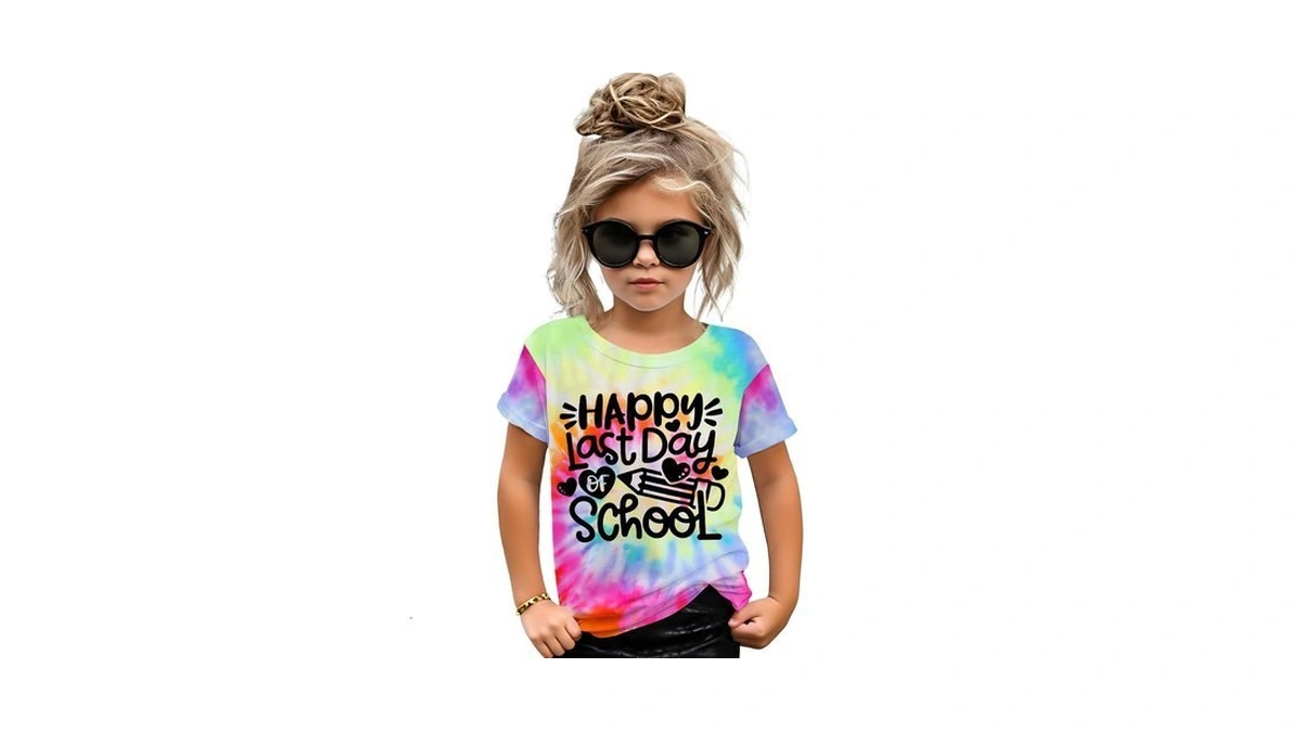 Gliglittr Happy Last Day Of School Shirt Kids Boys Girls