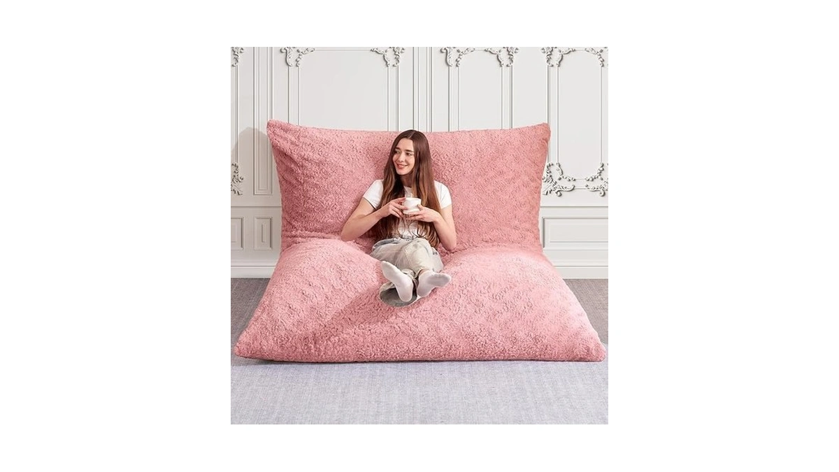 Habutway 4 In 1 Bean Bag Chair, Giant Memory Foam