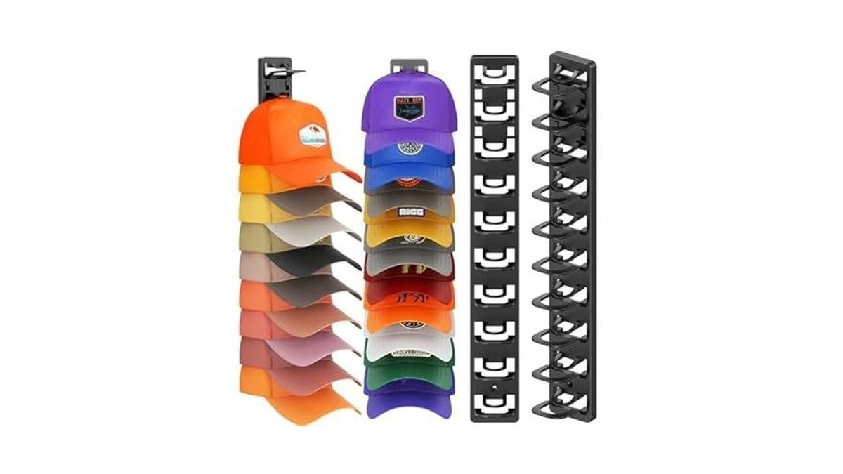 Heqe 2 Pack Hat Organizer For Baseball Caps, Hat Rack