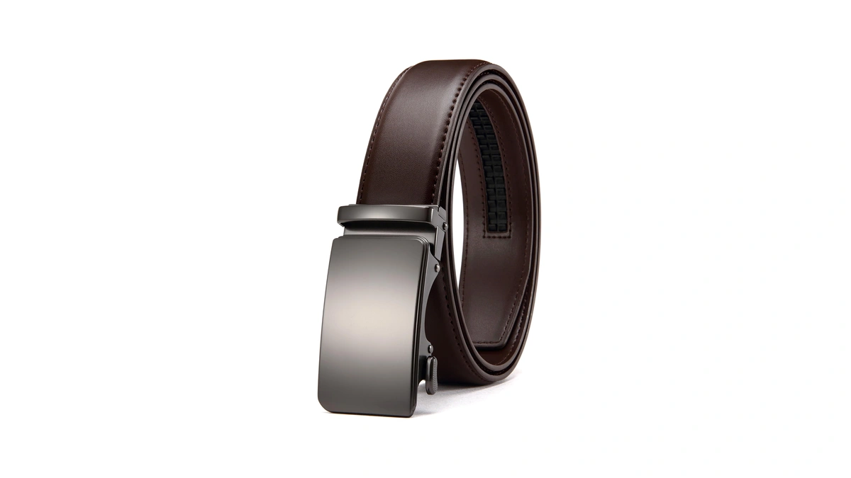 Chaoren Mens Belt - Mens Ratchet Belt Leather 1 3/8"