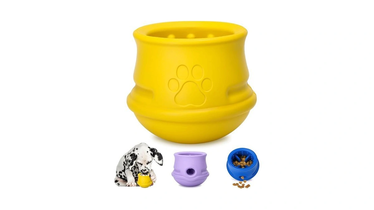 Rubber Dog Enrichment Toys, Stuffable Interactive Dog Toys To Keep