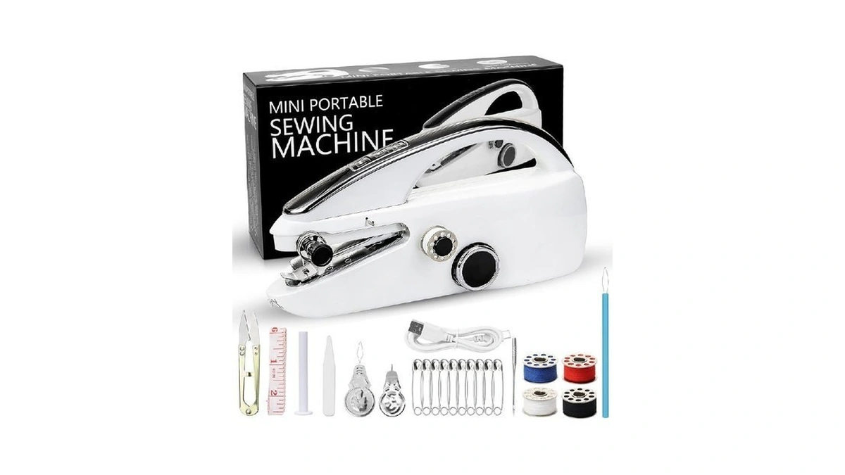 Handheld Sewing Machine, Portable Mini Sewing Machine With Dual Speed