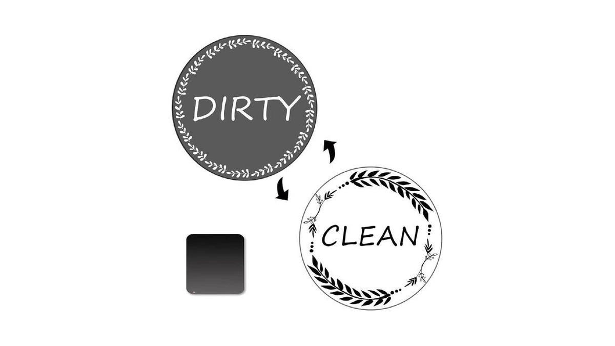 Clean And Dirty Magnet，dishwasher Magnet Clean Dirty Sign Indicator，reversible Dish