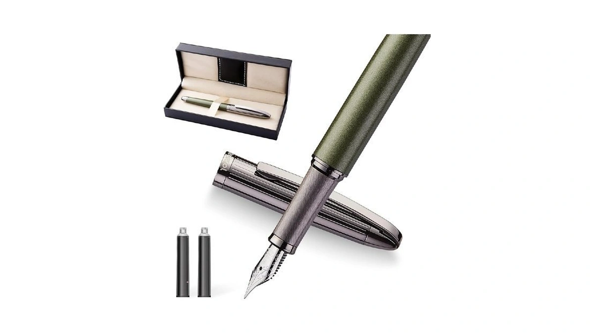 Tramol Fountain Pen Gift Set, (0.5mm) Fine Nib Suitable For