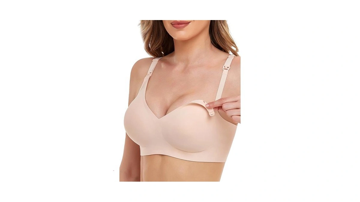 Vinfact Smooth Nursing Bras For Breastfeeding Seamless Maternity Bras For