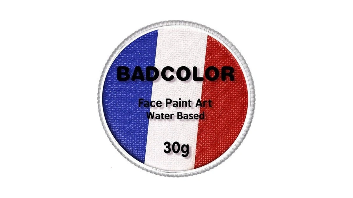Red White And Blue Us Flag Face Body Paint For