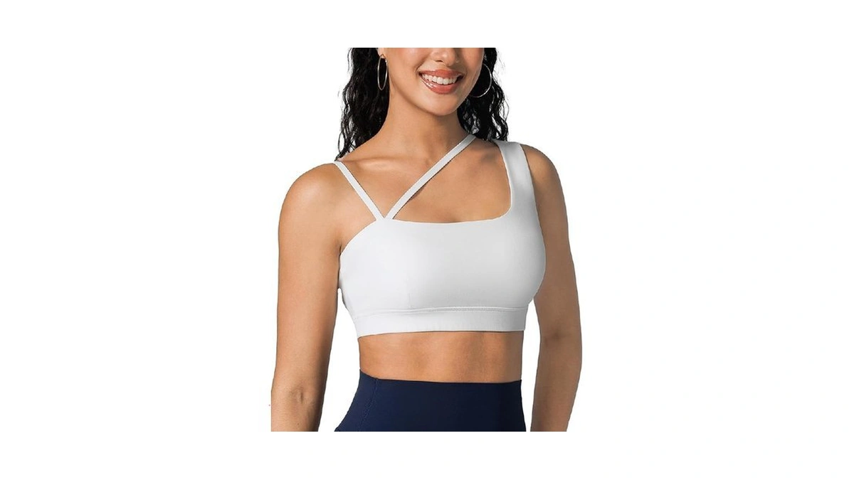 Brxl Sports Bra For Women Adjustable Spaghetti Strap Removable Pads