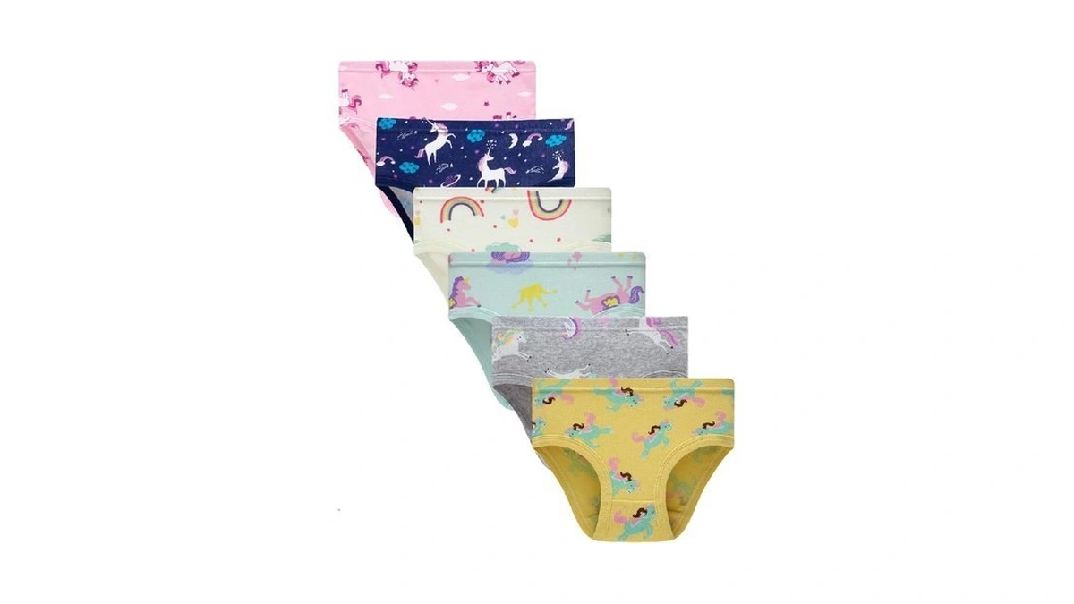 Sladatona Little Girls Cotton Underwear Toddler Girls Soft Briefs 4t