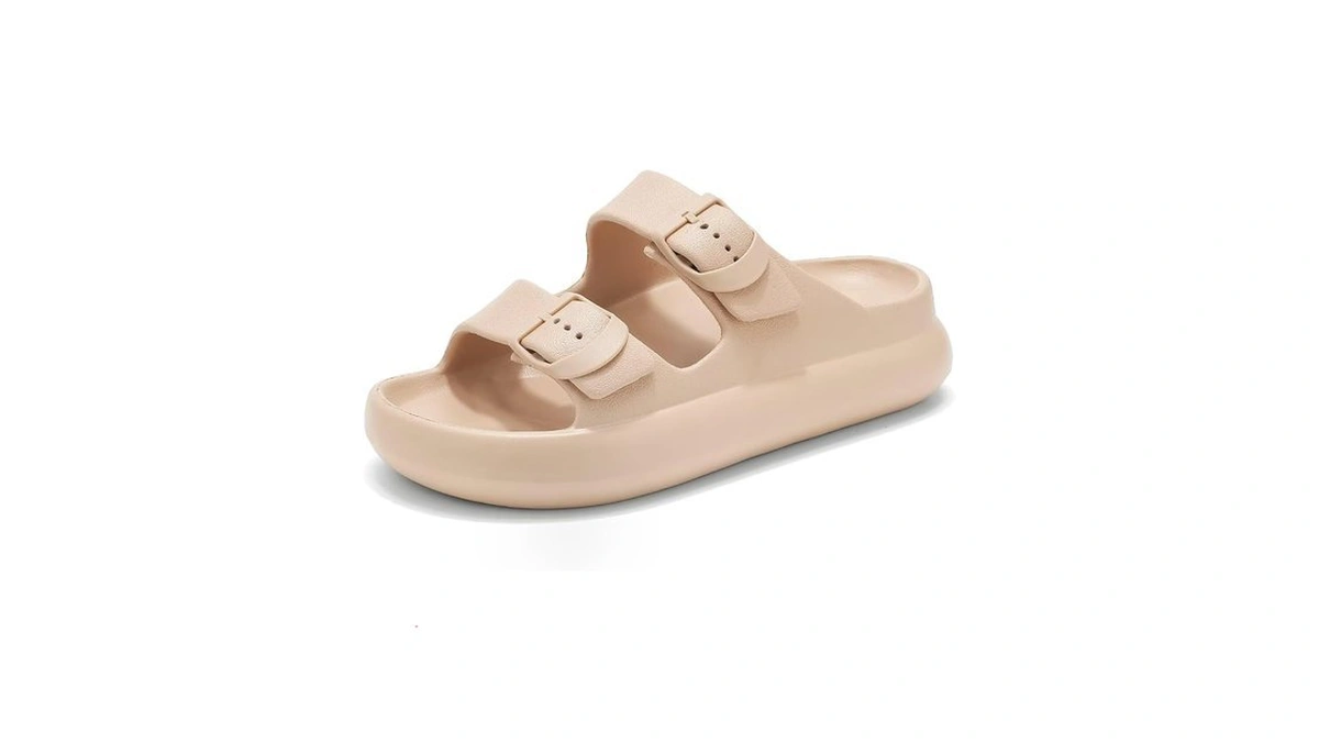 Womens Platform Sandals Comfort Summer Slides With Arch Support, Cloud