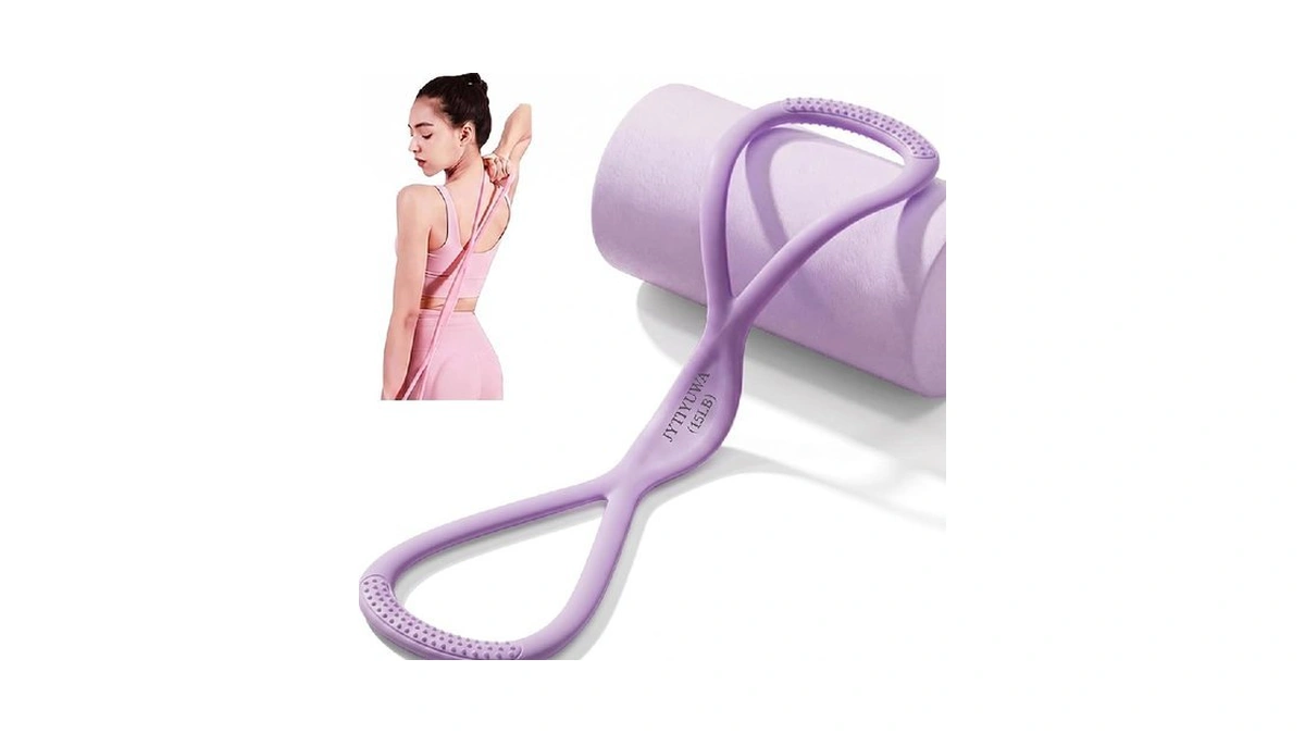 Jytiyuwa Resistance Bands With Handles,figure 8 Resistance Band Elastic Fitness